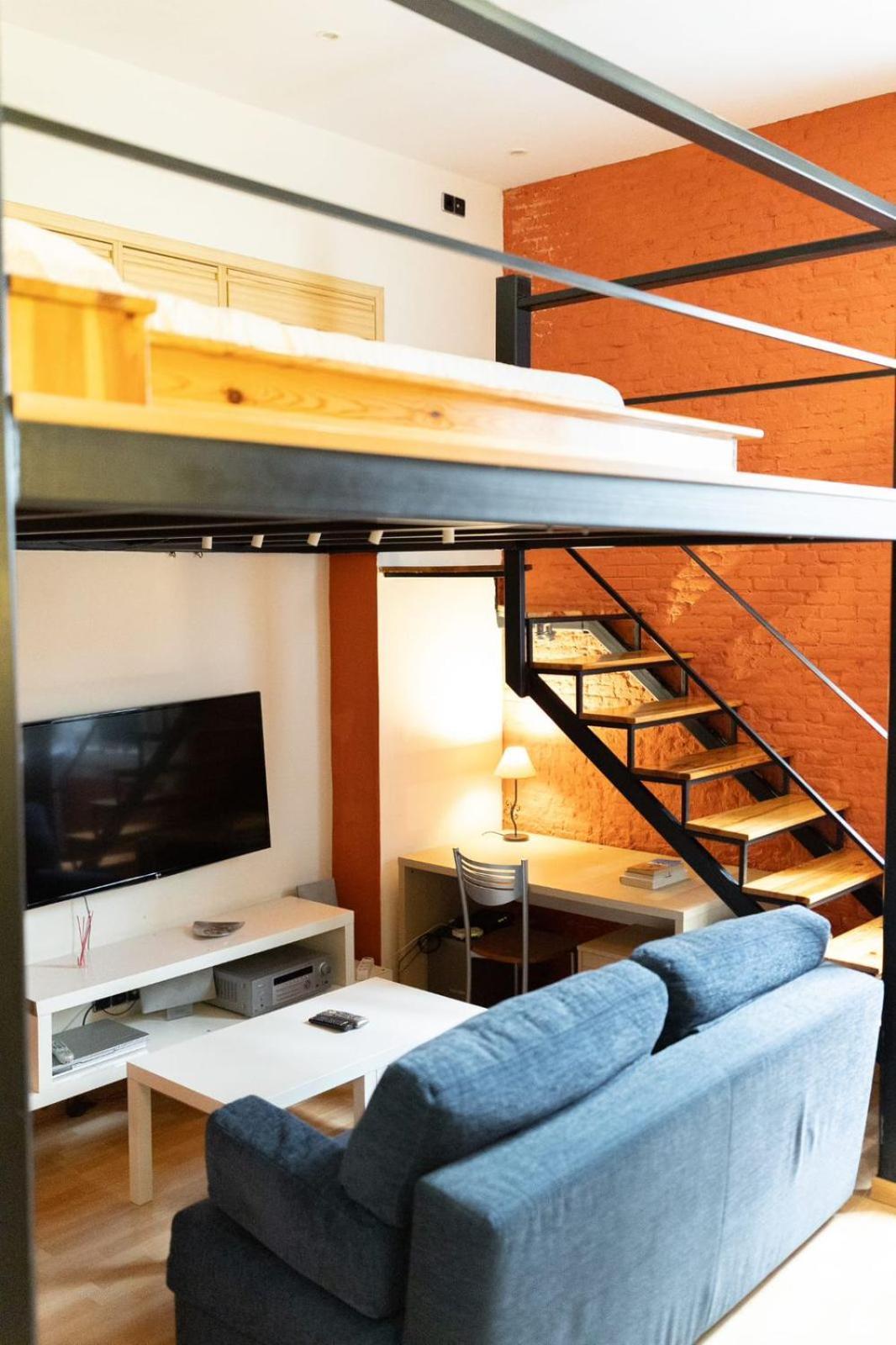 Increible Loft A 5 Min Del Retiro & Wizink Apartment Madrid Exterior photo